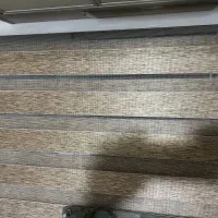 پرده زبرا تمیز وسالم