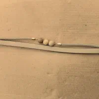 دستبند چرم به همراه چوب