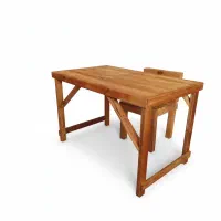 میز و صندلی چوبی تحریر بچه|اسباب و اثاث بچه|آمل, |دیوار