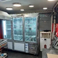 فروش کامل لوازم رستوران کباب‌پزی در حد نو