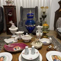 لمونژکریستال  چینی قاشق شکلات آجیل قهوه خوری قدیمی|ظروف سرو و پذیرایی|تهران, ونک|دیوار