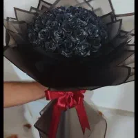 دسته گل  باکس گل ربانی