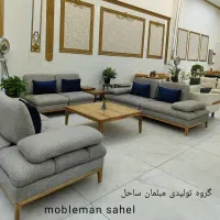 مبل راحتی پازلی سبک آریزو 8نفره تمام مکانیزم شرکتی