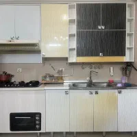 کابینت کارکرده سالم با هود و شیر