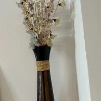 گلدان طرح چوب