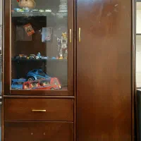 سرویس چوب و آینه شمعدان|بوفه، ویترین، کنسول|نیشابور, جمهوری|دیوار