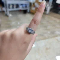 انگشتر تک‌نگین نقره اصلی sir|بدلیجات|کرمانشاه, |دیوار