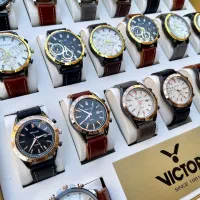 ساعت چرم مردانه تاریخ دار