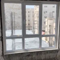 پنجره upcv دوجداره توری مگنتی ثابت ریلی|خدمات پیشه و مهارت|گرگان, |دیوار