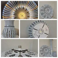 لامپ وچراغ  لوستری دست ساز اس ام دی