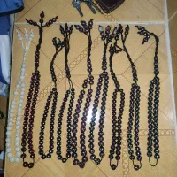 تسبیح نقره و برنج کوب دانه داس هنر صنایع دستی