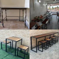 میز و صندلی تخت و کافی بار ، میز کار|عمده‌فروشی|رشت, هلال احمر|دیوار