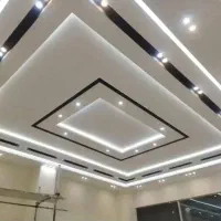 کناف.سقف کاذب.لاین نوری.قاب بندی.قرنیز