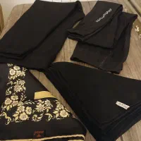 روسری دست دوز ترک و روسری حریر مشکی و لگ و ساپورت|لباس|تهران, نارمک|دیوار