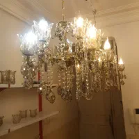 لوستر ۱۰ شعله تمام برنز ۴ قسط ۲ میلیون|لوستر و چراغ آویز|اراک, |دیوار