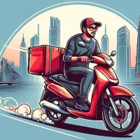 استخدام پیک موتوری در پیک من