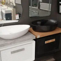 کابین روشویی تمام pvc با ۱۰ سال گارانتی