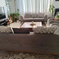 مبلمان چستر 8نفره همراه ناهار خوری ۸ نفره|مبلمان خانگی و میز عسلی|شهریار, شهریار|دیوار
