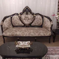 سرویس کامل مبل ۹ نفره همراه میز ناهارخوری|مبلمان خانگی و میز عسلی|سمنان, |دیوار