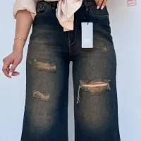 شلوار جین شافل بگ