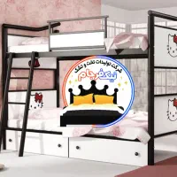 تخت خواب ۲ دو طبقه(تختخواب ۲دوطبقه) مدل کیتی