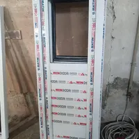درب سرویس و پنجره pvc پی وی سی|مصالح و تجهیزات ساختمان|ساری, |دیوار