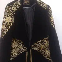 کت مخمل زنانه آستردار