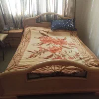 سرویس خواب دو نفره چوب روس