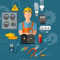 برقکار.نصاب .نصب لوستر ودیوارکوب