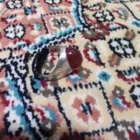 انگشتر نقره یاقوت