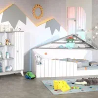 تخت آشیانه کودک و نوجوان سنا چوب