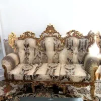 مبل سلطنتی7نفره درحد نو|مبلمان خانگی و میز عسلی|مشگین شهر, |دیوار