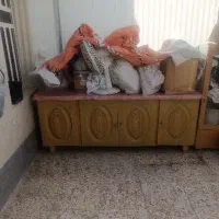 کمد زیر باری چهار درب جنس خوب فلزی زیر رختخوابی