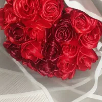 دسته گل روبان