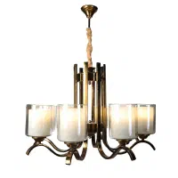 لوستر سه شاخه با لامپ|لوستر و چراغ آویز|کرمان, |دیوار