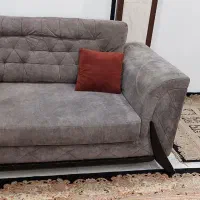 مبل راحتی کاناپه ۳ نفره ۲ نفره طوسی خاکستری زغالی|مبلمان خانگی و میز عسلی|تهران, کاج|دیوار