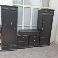 کمد لباسی وپا تختی