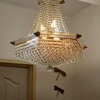 لوسترکریستالی|لوستر و چراغ آویز|سهند, |دیوار