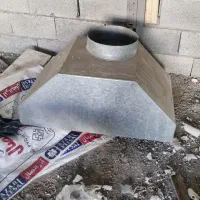 هود گالوانیزه و لوله صفر و تابلو رستوران دادلی