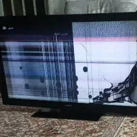 ال سی دی ۴۰ پنل شکسته خراب سونی