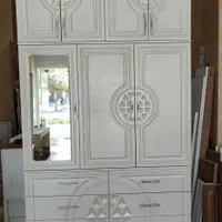 کمد ۱۲۰ دستگیره طلایی سفارشی|جاکفشی، کمد، دراور|قزوین, |دیوار