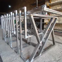 میز ودکورفلزی قفسه رگال باپروفیل سبک وجوش co2|خدمات پیشه و مهارت|یزد, |دیوار