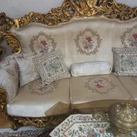 مبل ناهارخوری ۶نفره ومبل استیل ۹نفره|مبلمان خانگی و میز عسلی|تهران, تهرانسر غربی|دیوار