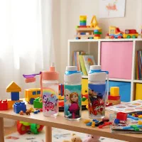 بطری کودک نی دار قمقمه نشکن(گالری شیوا