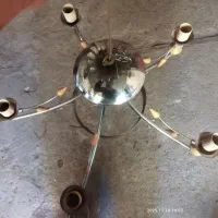 لوستر چهار شاخ استیل