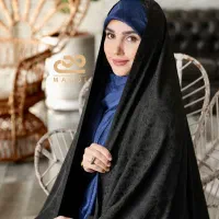 چادر مشکی طرح دار