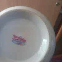 کاسه چینی گل قرمزی آنتیک|کلکسیون اشیاء عتیقه|اصفهان, جاوان|دیوار