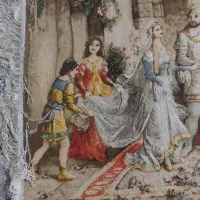 تابلو فرش دست بافت تاج گذاری|تابلو فرش|اسلامشهر, زرافشان|دیوار