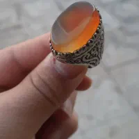 انگشتر عقیق یمنی کهنه