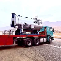 دیگ بخار با ظرفیت ۶ تن آماده ارسال و بارگیری